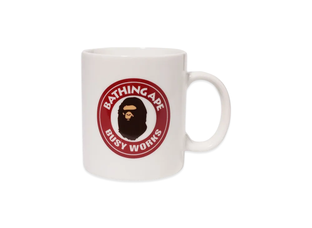 A BATHING APE Busy Works Mug "Red"