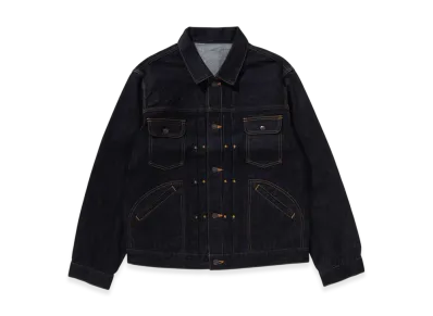 A BATHING APE Champion Denim Jacket "Indigo"