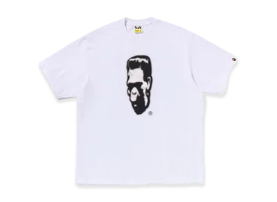 A BATHING APE City Camo Frankenstein Relaxed Fit Tee "White"