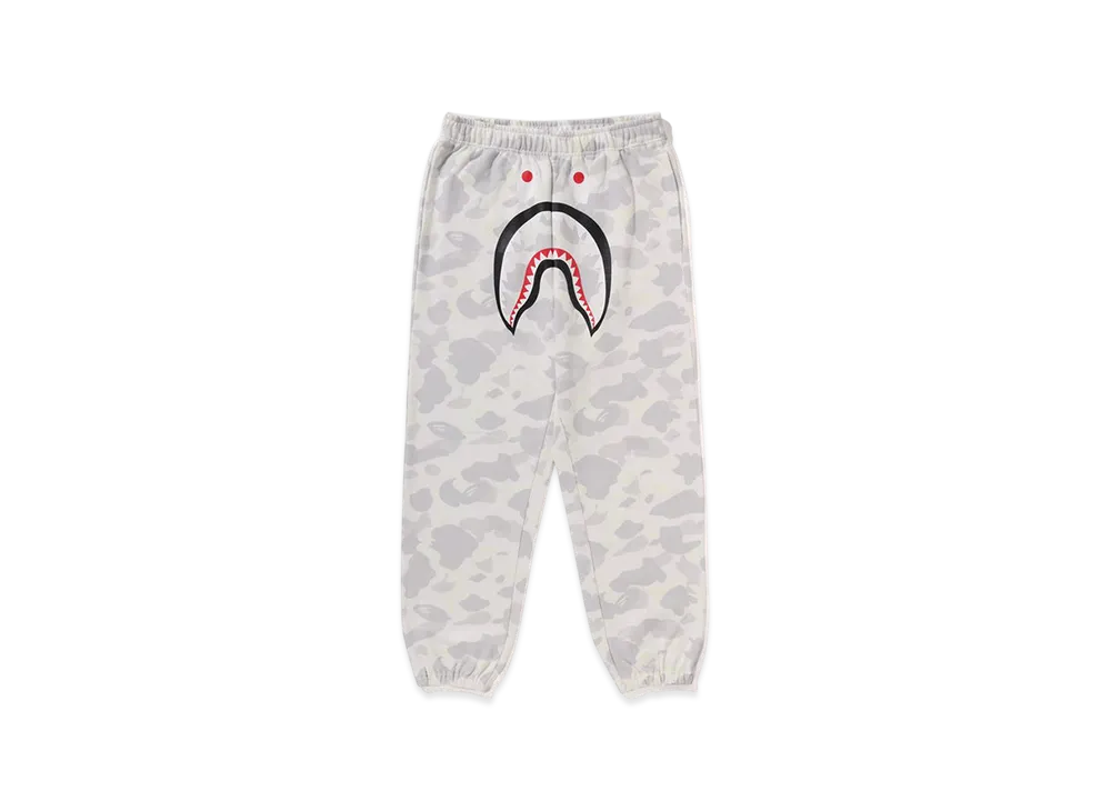 A BATHING APE City Camo Shark Relaxed Fit Sweatpants "White"