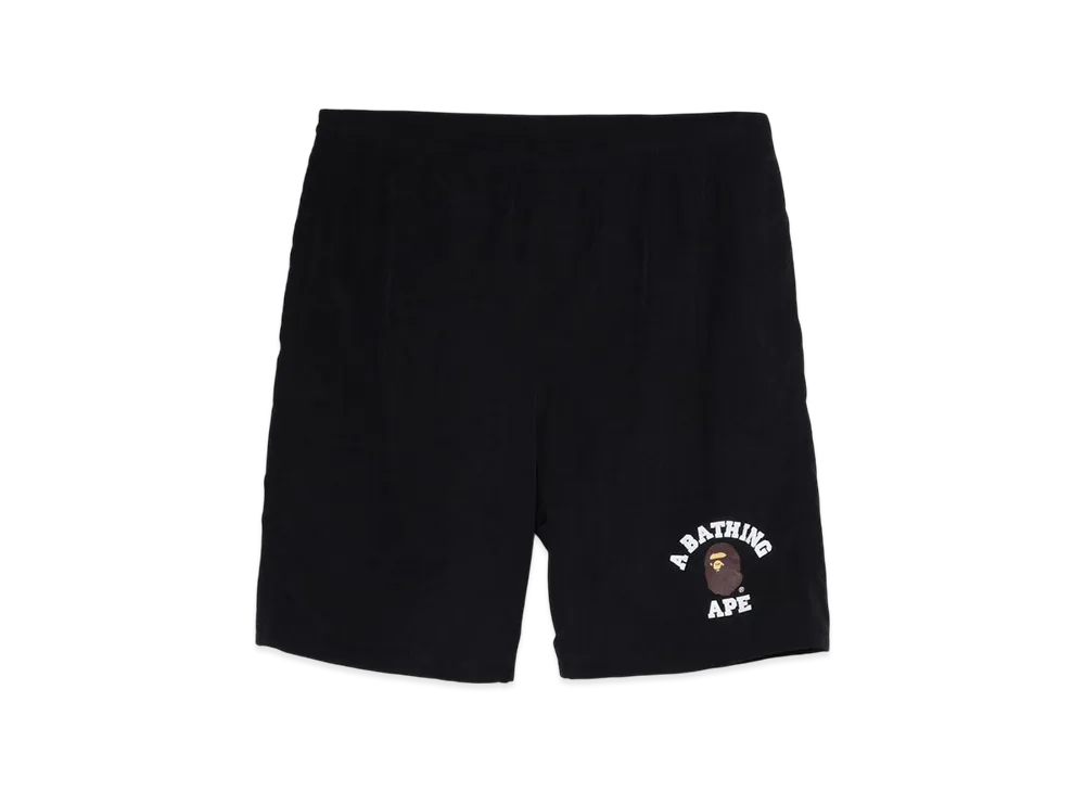 A BATHING APE College Beach Pants "Black"