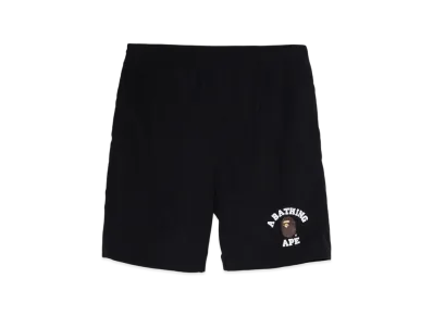 A BATHING APE College Beach Pants "Black"