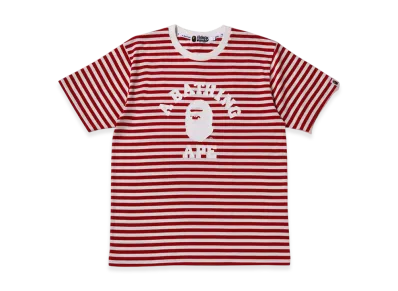 A BATHING APE College Hoop Tee "Red"