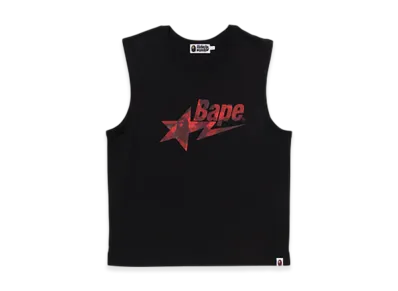 A BATHING APE Color Camo Bape Sta Tank Top "Black"
