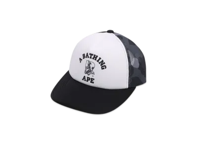 A BATHING APE Color Camo General Mesh Cap "Navy"