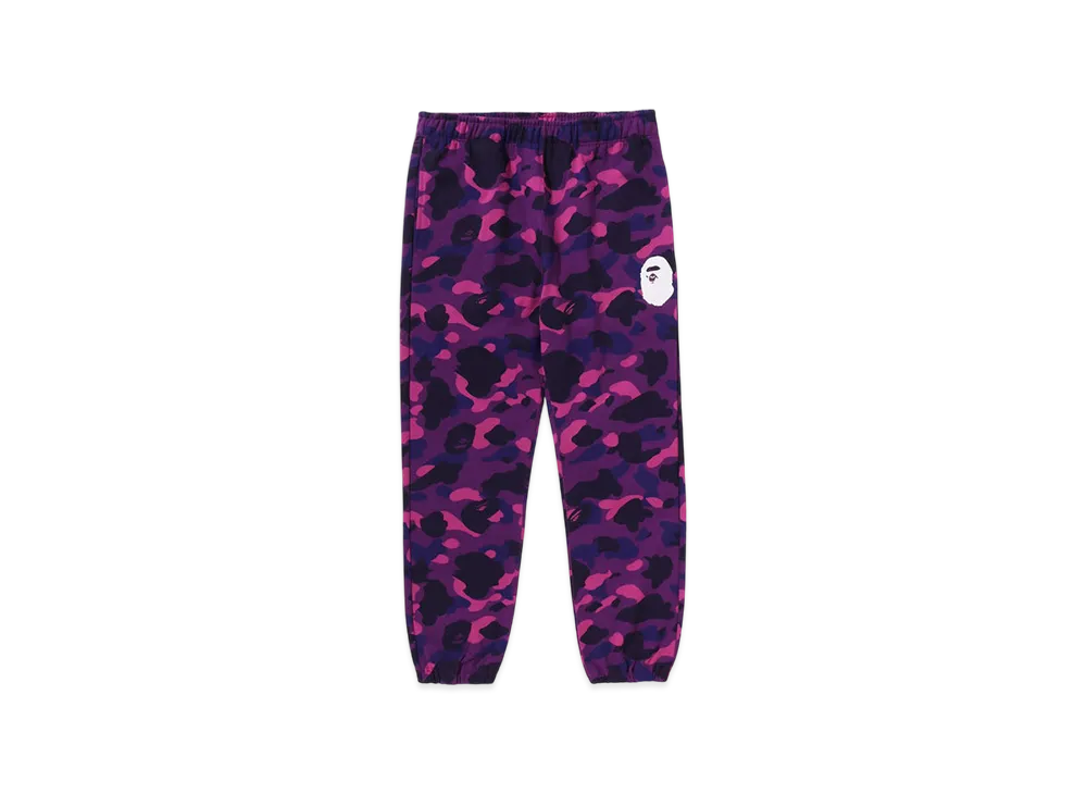 A BATHING APE Color Camo Sweat Pants "Purple"