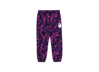 A BATHING APE Color Camo Sweat Pants "Purple"