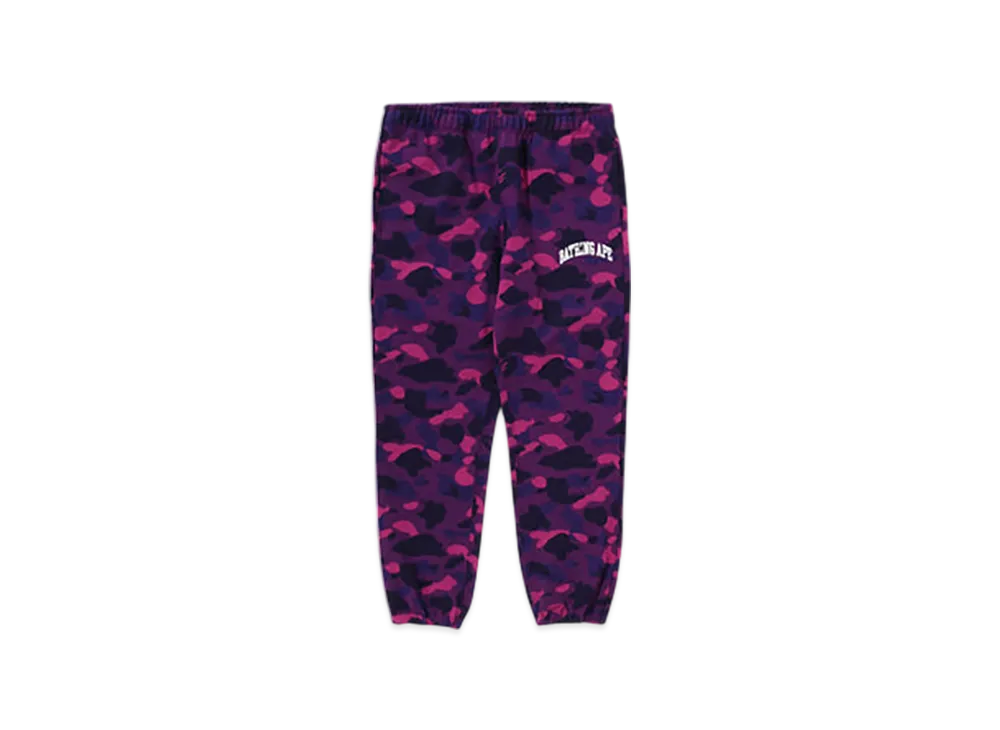 古着☆A BATHING APE bapeカモ スウェット パンツ パープル A BATHING APE Color Camo Sweatpants 