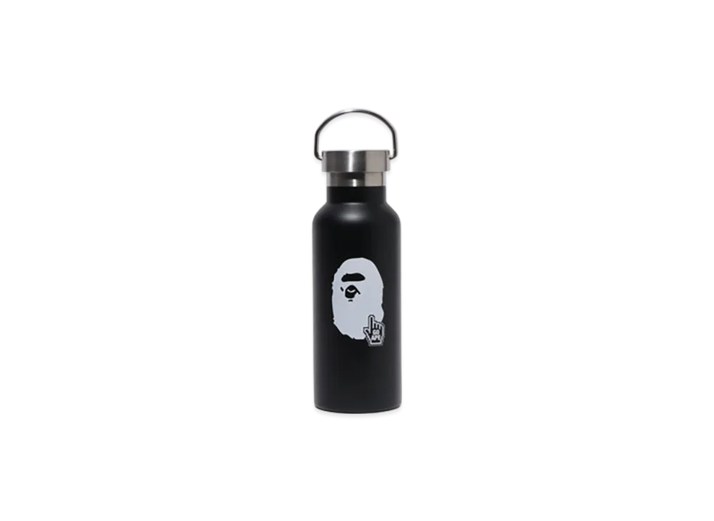 A BATHING APE Go Ape Pointer Stainless Steel Bottle "Black"