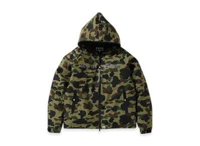A BATHING APE Gore-Tex 1st Camo Hoodie Down Jacket "Green"
