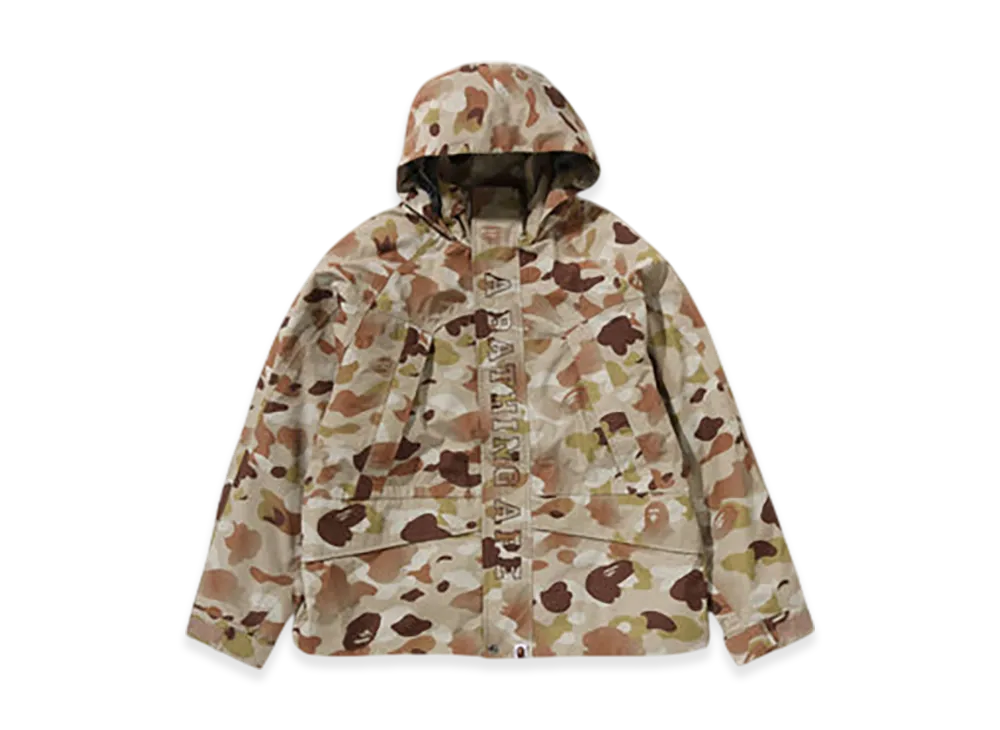 A BATHING APE Gradation Camo 2 In 1 Snowboard Jacket "Beige"