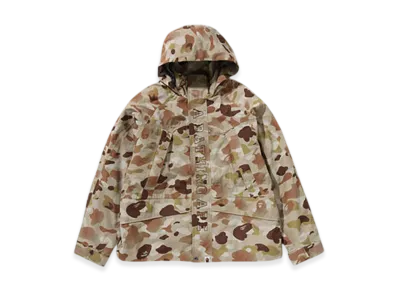 A BATHING APE Gradation Camo 2 In 1 Snowboard Jacket "Beige"