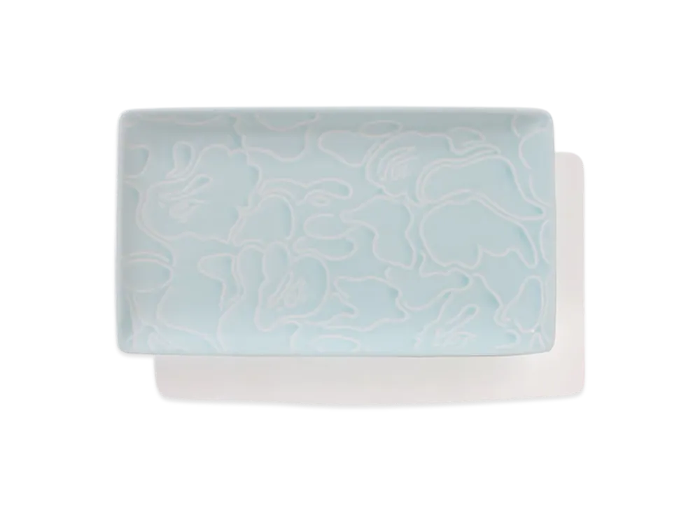 A BATHING APE Hasamiyaki Square Plate "Sax"