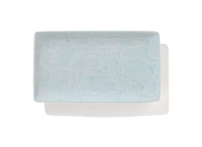 A BATHING APE Hasamiyaki Square Plate "Sax"