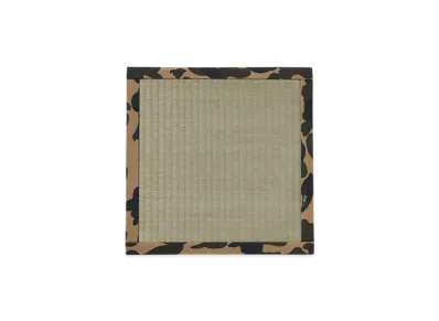 A BATHING APE Japanese Tatami Sitting Pad "Yellow"