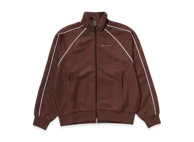 A BATHING APE Line Camo Jacquard Metal Logo Relaxed Fit Track Jacket "Brown"