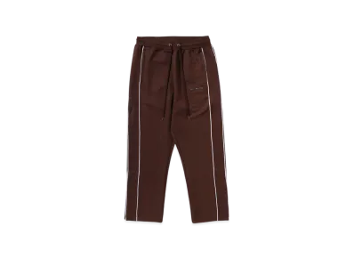 A BATHING APE Line Camo Jacquard Metal Logo Relaxed Fit Track Sweat Pants "Brown"
