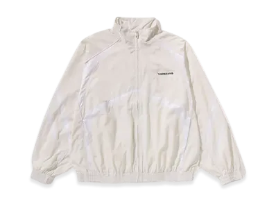 A BATHING APE Line Camo Metal Logo Track Jacket "Ivory"