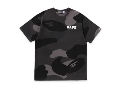 A BATHING APE Mega Color Camo Relaxed Fit Tee "Black"