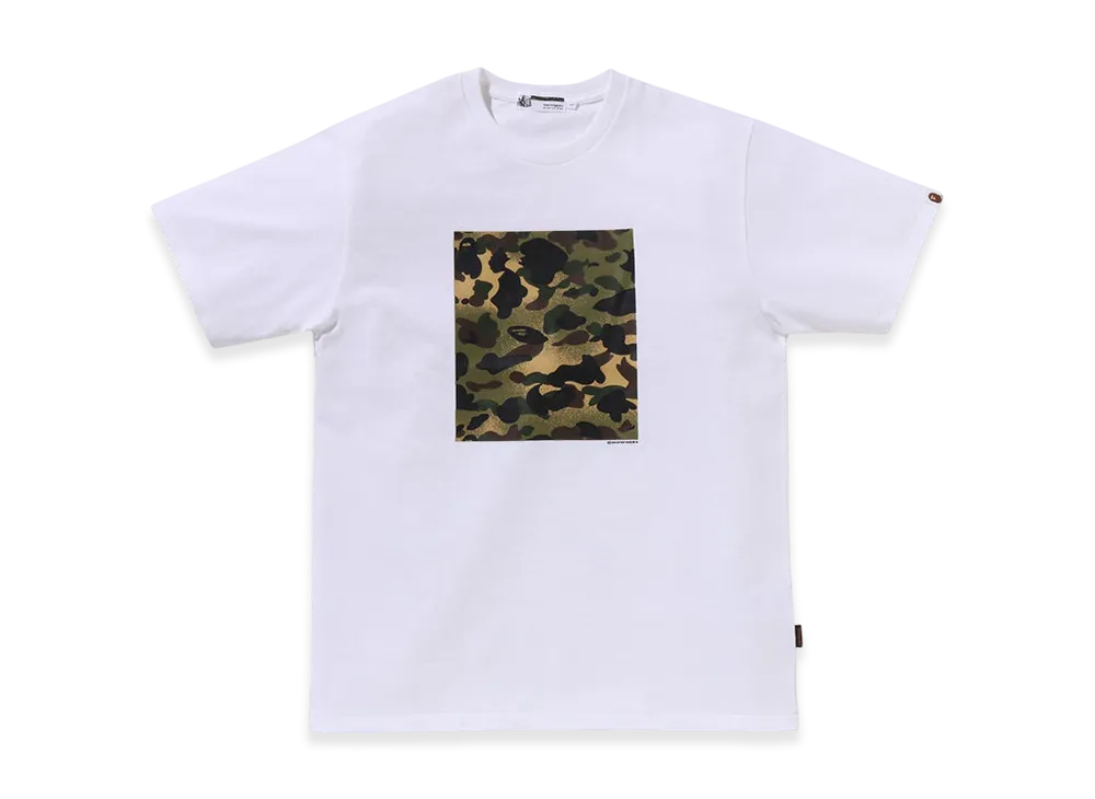 A BATHING APE Mixed 1St Camo Tee Bape Legacy "White"