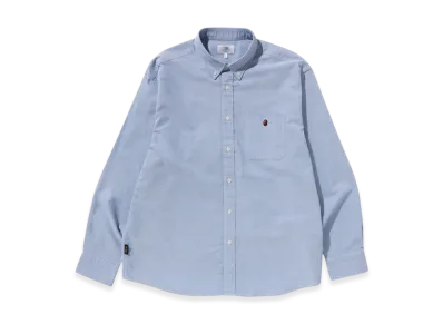 A BATHING APE One Point Cordura Oxford Shirt "Sax"