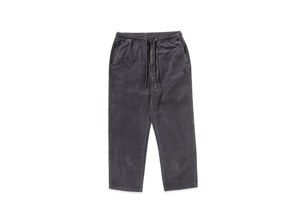 A BATHING APE One Point Heavy Washed Corduroy Relaxed Fit Easy Pants "Charcoal"