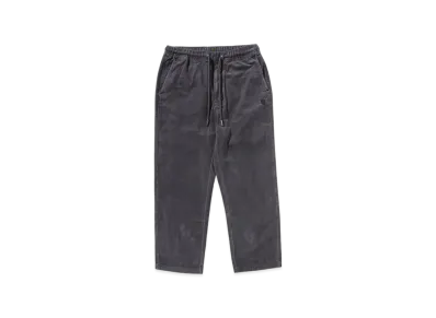 A BATHING APE One Point Heavy Washed Corduroy Relaxed Fit Easy Pants "Charcoal"