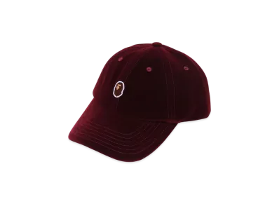 A BATHING APE One Point Panel Cap "Burgundy"