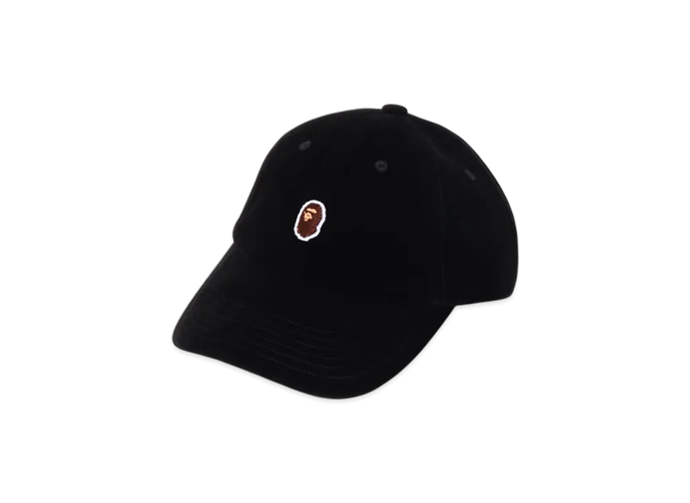 A BATHING APE One Point Panel Cap "Black"