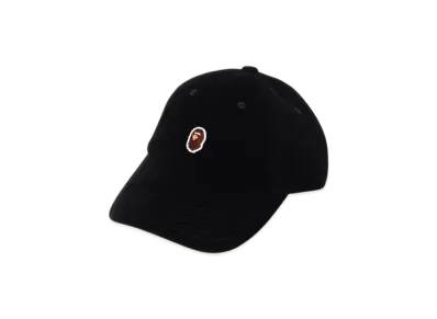 A BATHING APE One Point Panel Cap "Black"