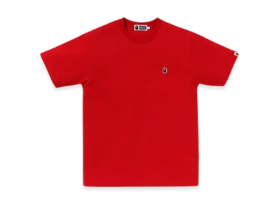 A BATHING APE One Point Pocket Tee "Red"
