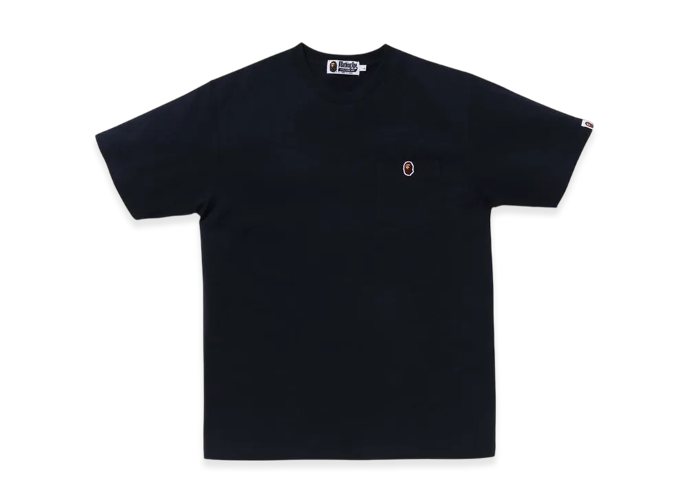 A BATHING APE One Point Pocket Tee "Navy"