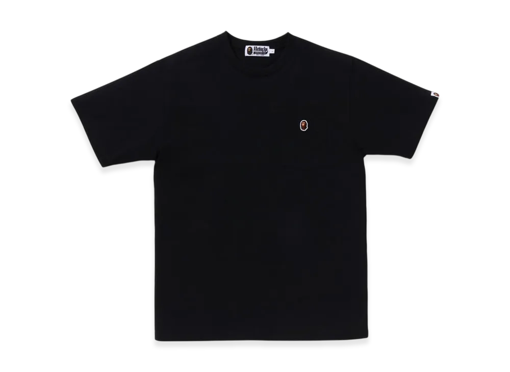 A BATHING APE One Point Pocket Tee "Black"