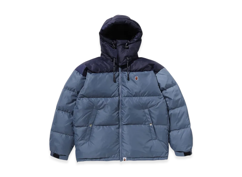 A BATHING APE One Point Relaxed Fit Down Jacket "Navy"