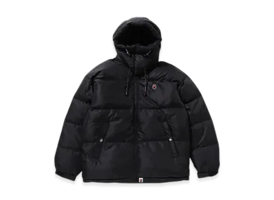 A BATHING APE One Point Relaxed Fit Down Jacket "Black"