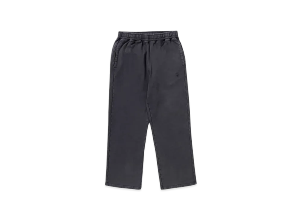 A BATHING APE One Point Relaxed Fit Wide Leg Sweatpants "Charcoal"