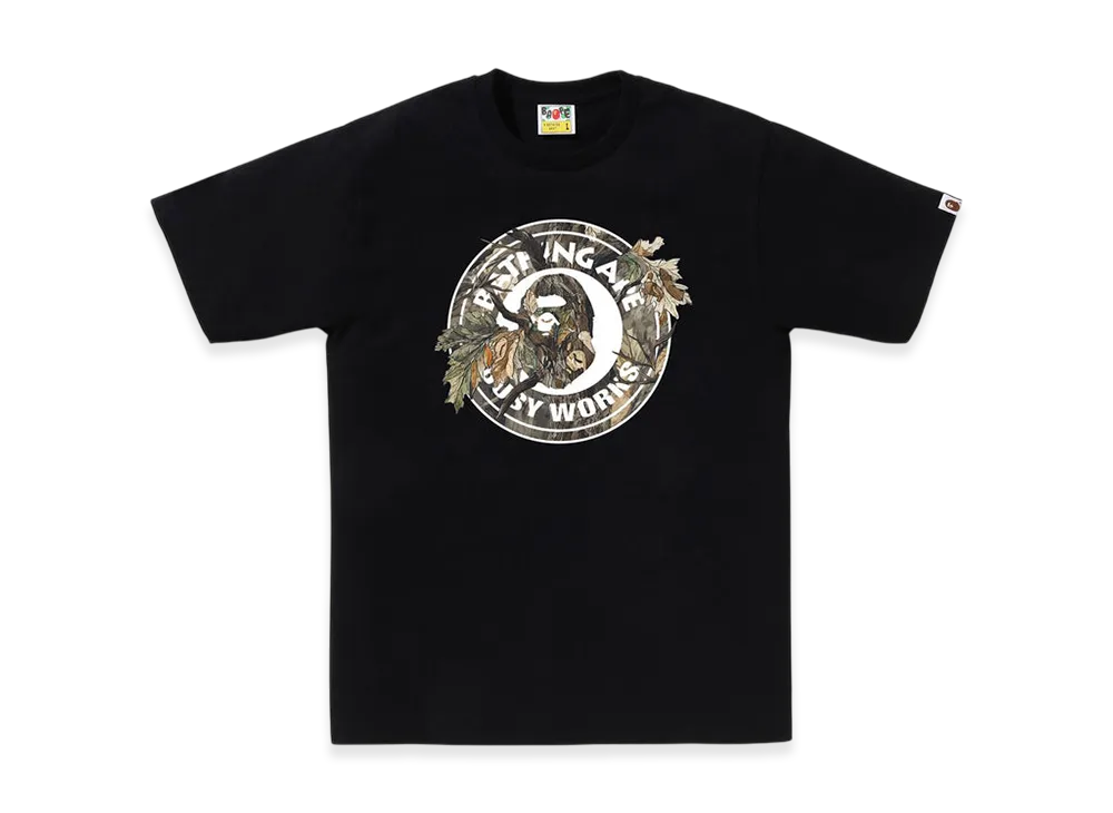 A BATHING APE Busy Works Tee "Black/Brown"