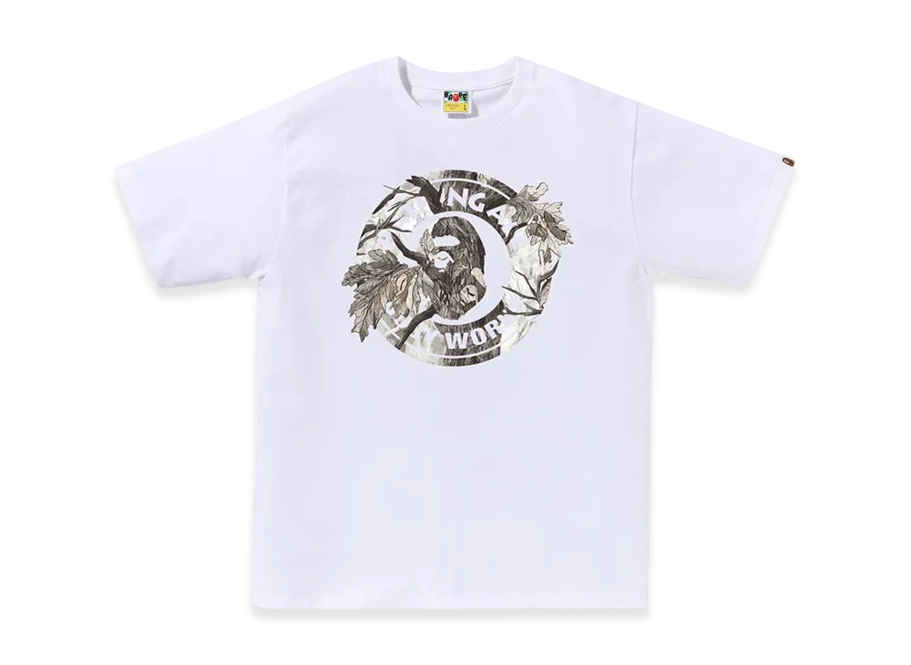 A BATHING APE Busy Works Tee "White/White"
