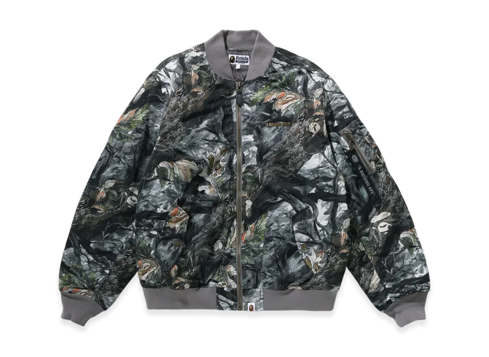 A BATHING APE Bomber Jacket "Brown"