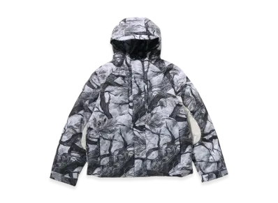 A BATHING APE Metal Logo Down Jacket "White"