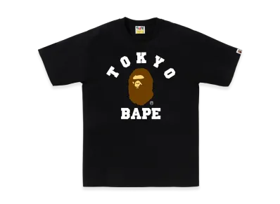 A BATHING APE College Tee "Black"
