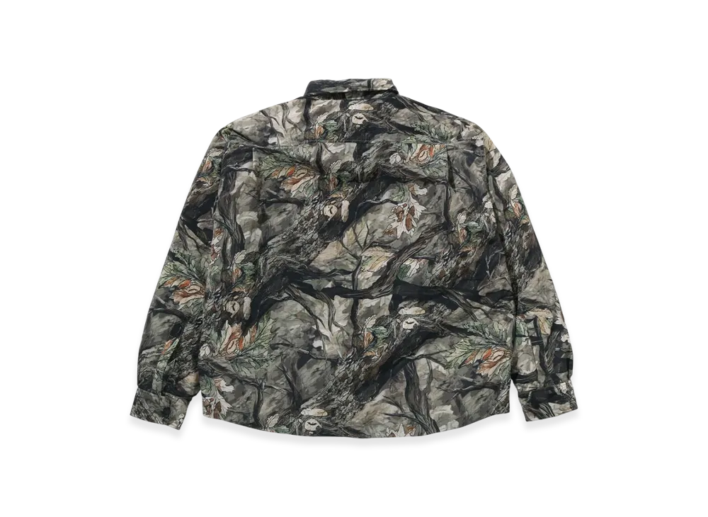A BATHING APE Tree Edge Camo Down Shirt Jacket "Brown"