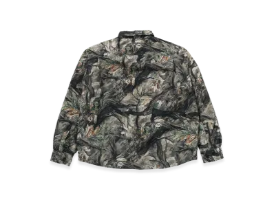 A BATHING APE Tree Edge Camo Down Shirt Jacket "Brown"