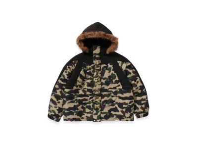 A BATHING APE 1st Camo Snowboard Down Jacket "Yellow"