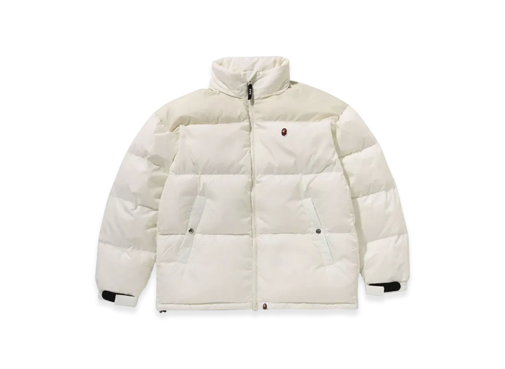 A BATHING APE One Point Relaxed Fit Down Jacket "Ivory"