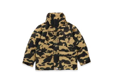 A BATHING APE Junior 1st Camo Snowboard Down Jacket "Yellow"