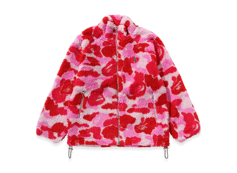 A BATHING APE Metal One Point Boa Jacket 