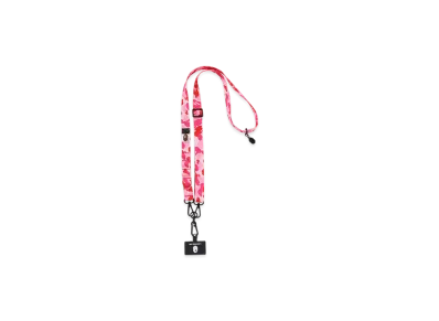 A BATHING APE Smartphone Shoulder Strap M Mobile "Pink"