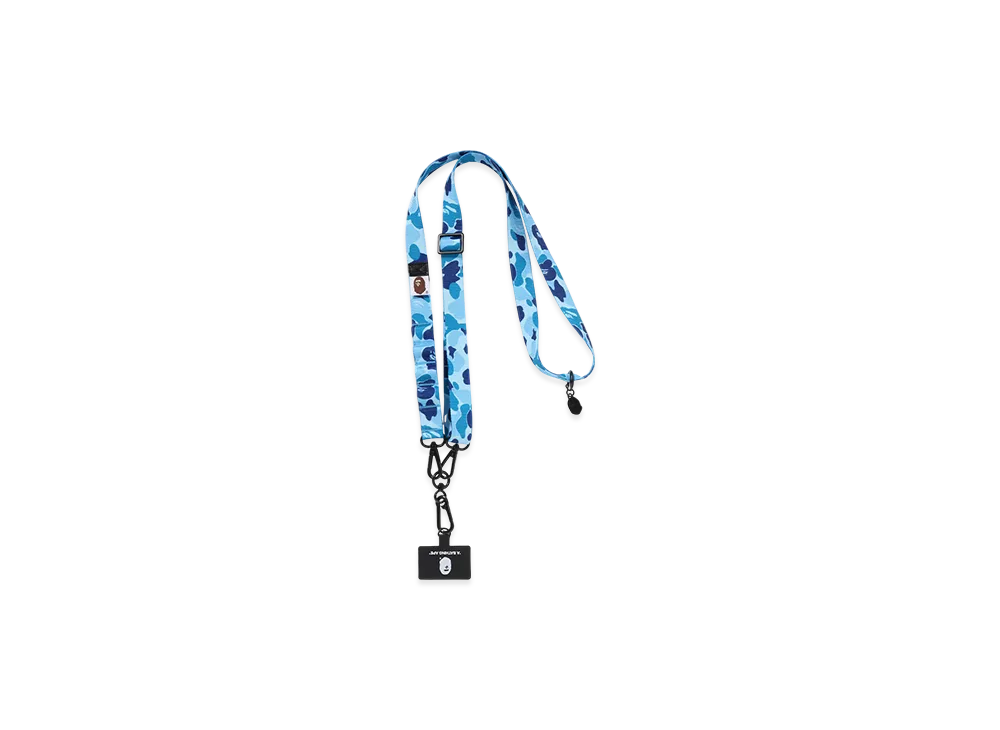 A BATHING APE Smartphone Shoulder Strap M Mobile "Blue"