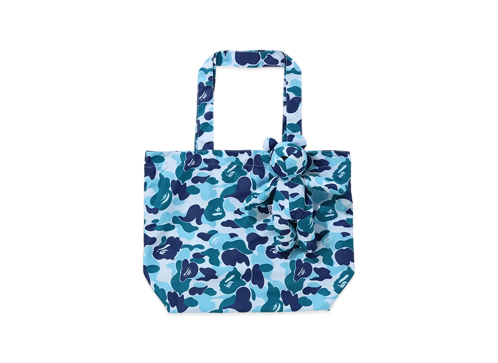 A BATHING APE Bear Eco Bag (S) M Travel "Blue"